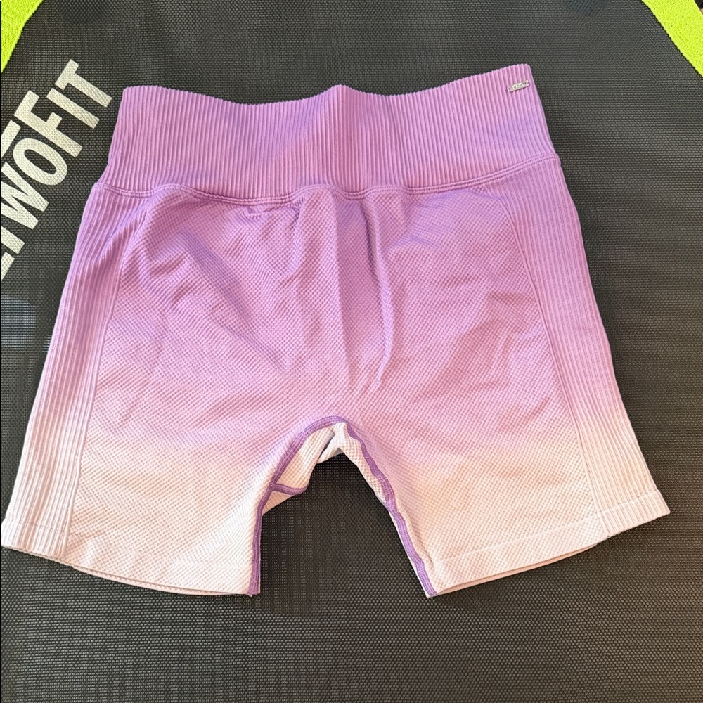 PINK Victoria's Secret Ombre Lavender to Blush Athletic Shorts